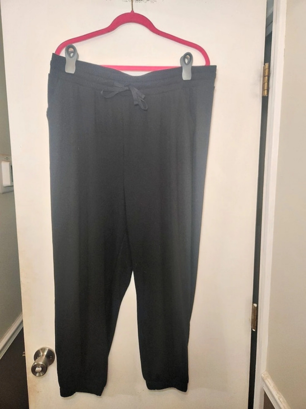 Torrid Soft Sleep Ribbed Knit Jogger Black Pajama/ Lounge Pants Size 2 (2X)
